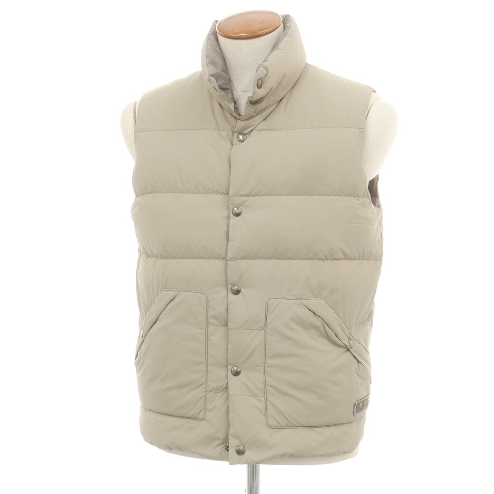 【中古】タトラス TATRAS リバーシブル ナイロン ダウンベスト サンドベージュxアッシュブラウン【 2 】【 状態ランクC 】【 メンズ 】
