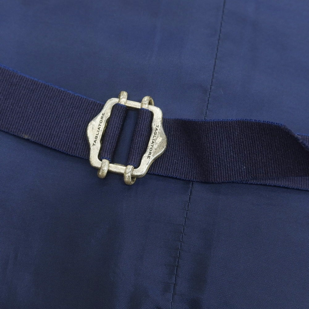 【中古】タリアトーレ TAGLIATORE ウール チェック カジュアル系ジレ ネイビーxブラウン【 46 】【 状態ランクB 】【 メンズ 】