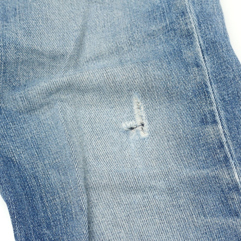 【中古】シビリア SIVIGLIA クラッシュ＆リペア加工 ストレッチ コットン デニムパンツ ブルー【 30 】【 状態ランクD 】【 メンズ 】