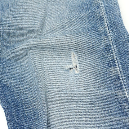 【中古】シビリア SIVIGLIA クラッシュ＆リペア加工 ストレッチ コットン デニムパンツ ブルー【 30 】【 状態ランクD 】【 メンズ 】