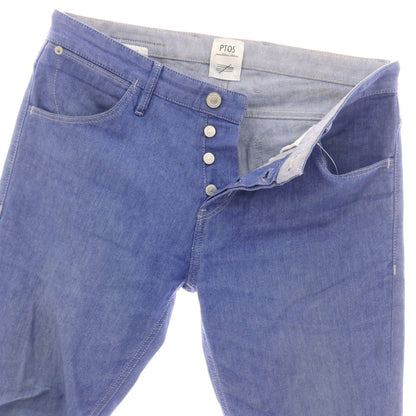 【中古】ピーティーゼロチンクエ PT05 REGGAE ストレッチ コットン カラーデニムパンツ スマルトブルー【 31 】【 状態ランクC 】【 メンズ 】