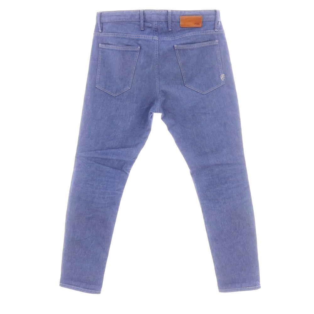 【中古】ピーティーゼロチンクエ PT05 REGGAE ストレッチ コットン カラーデニムパンツ スマルトブルー【 31 】【 状態ランクC 】【 メンズ 】