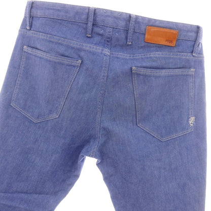 【中古】ピーティーゼロチンクエ PT05 REGGAE ストレッチ コットン カラーデニムパンツ スマルトブルー【 31 】【 状態ランクC 】【 メンズ 】
