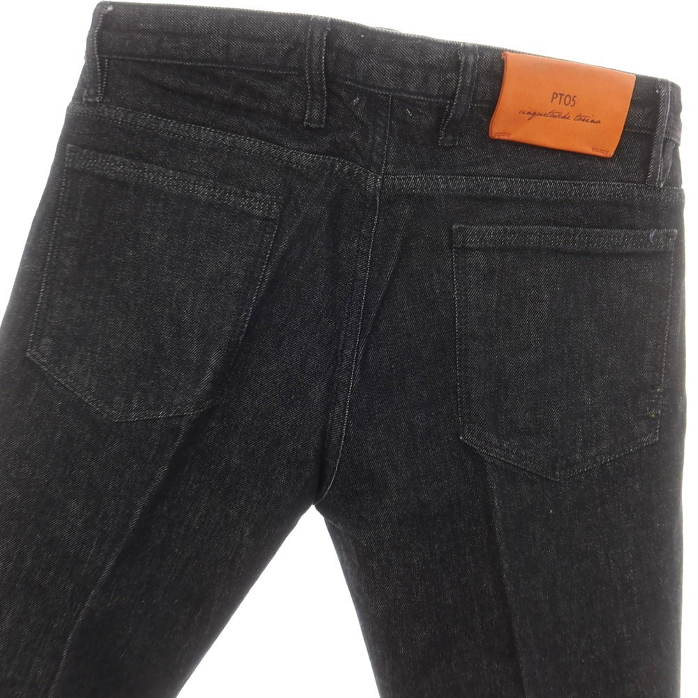 【中古】ピーティーゼロチンクエ PT05 REGGAE ストレッチ コットン ジーンズ デニムパンツ ブラック【 31 】【 状態ランクB 】【 メンズ 】