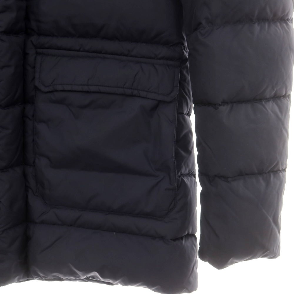 【中古】ヘルノ Herno ナイロン ダウンジャケット ネイビー【 44 】【 状態ランクB 】【 メンズ 】