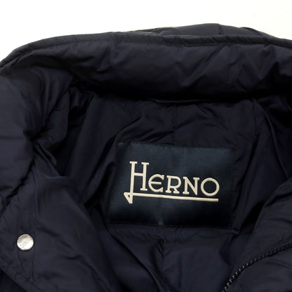 【中古】ヘルノ Herno ナイロン ダウンジャケット ネイビー【 44 】【 状態ランクB 】【 メンズ 】