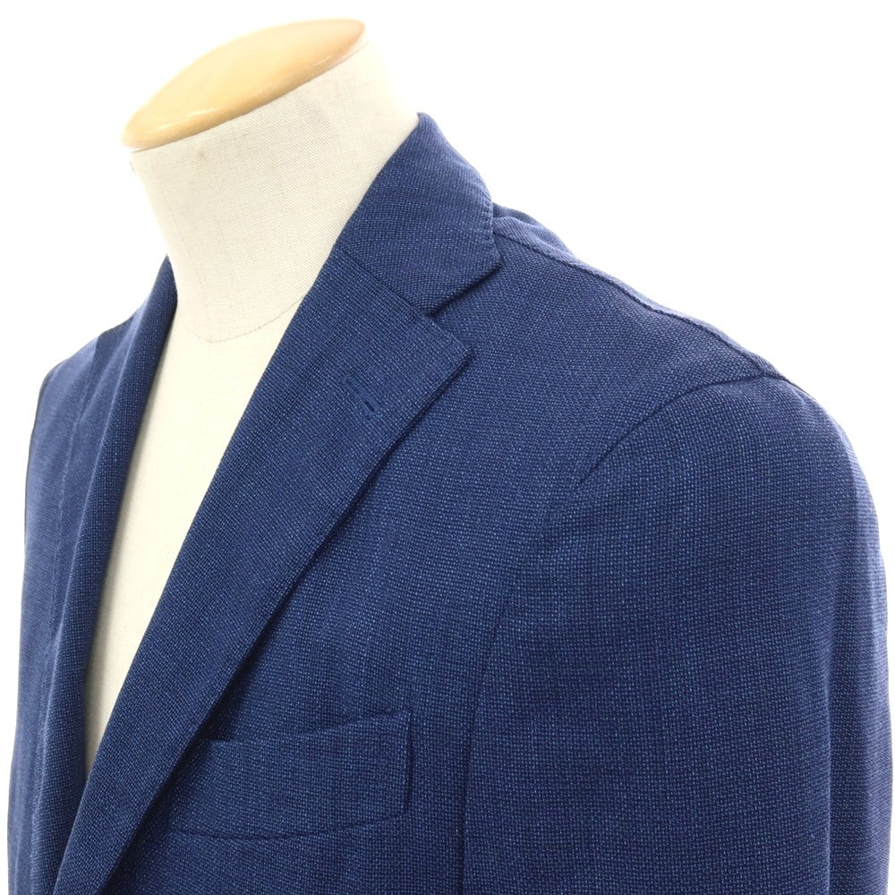 【中古】ボリオリ BOGLIOLI 50 K.JACKET ストレッチ ウール 3B テーラードジャケット ネイビー【サイズ42】【 状態ランクB 】【 メンズ 】