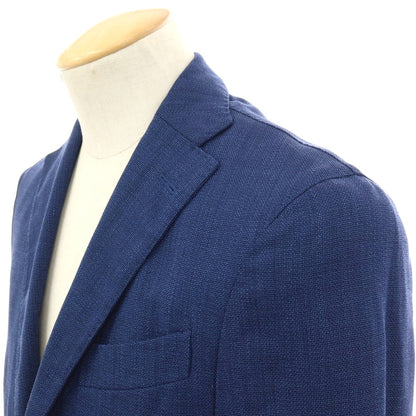 【中古】ボリオリ BOGLIOLI 50 K.JACKET ストレッチ ウール 3B テーラードジャケット ネイビー【サイズ42】【 状態ランクB 】【 メンズ 】