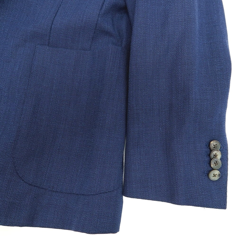 【中古】ボリオリ BOGLIOLI 50 K.JACKET ストレッチ ウール 3B テーラードジャケット ネイビー【サイズ42】【 状態ランクB 】【 メンズ 】