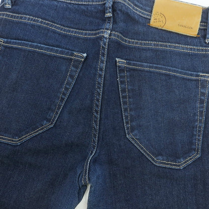 【中古】シビリア SIVIGLIA ストレッチコットン ジーンズ デニムパンツ ネイビー【 29 】【 状態ランクC 】【 メンズ 】