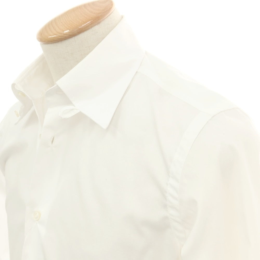 【中古】ボリエッロ BORRIELLO コットン タブカラー ドレスシャツ ホワイト【 37 】【 状態ランクC 】【 メンズ 】