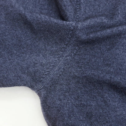 【中古】クルチアーニ CRUCIANI ハイゲージウール タートルネックニット ネイビー【 48 】【 状態ランクC 】【 メンズ 】