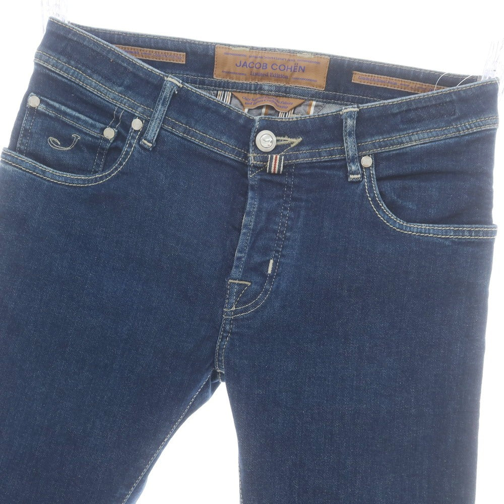 【中古】ヤコブコーエン JACOB COHEN J622 LIMITED ストレッチコットン ジーンズ デニムパンツ ネイビー【 31 】【 状態ランクB 】【 メンズ 】