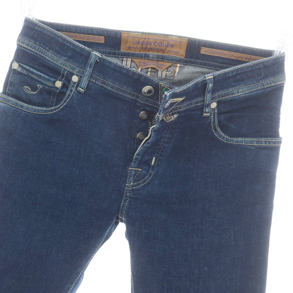 【中古】ヤコブコーエン JACOB COHEN J622 LIMITED ストレッチコットン ジーンズ デニムパンツ ネイビー【 31 】【 状態ランクB 】【 メンズ 】
