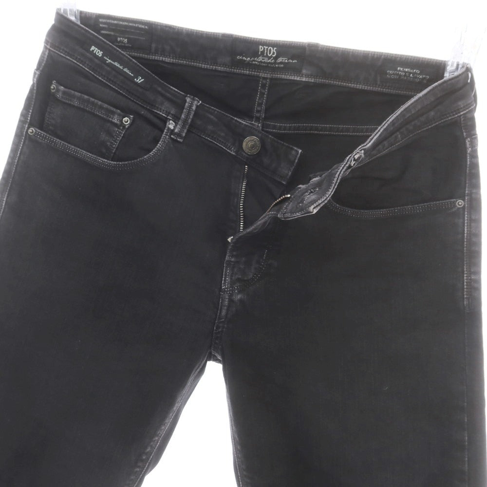 【中古】ピーティーゼロチンクエ PT05 BLACK LABEL ストレッチコットン系 ジーンズ デニムパンツ ブラック【 31 】【 状態ランクC 】【 メンズ 】