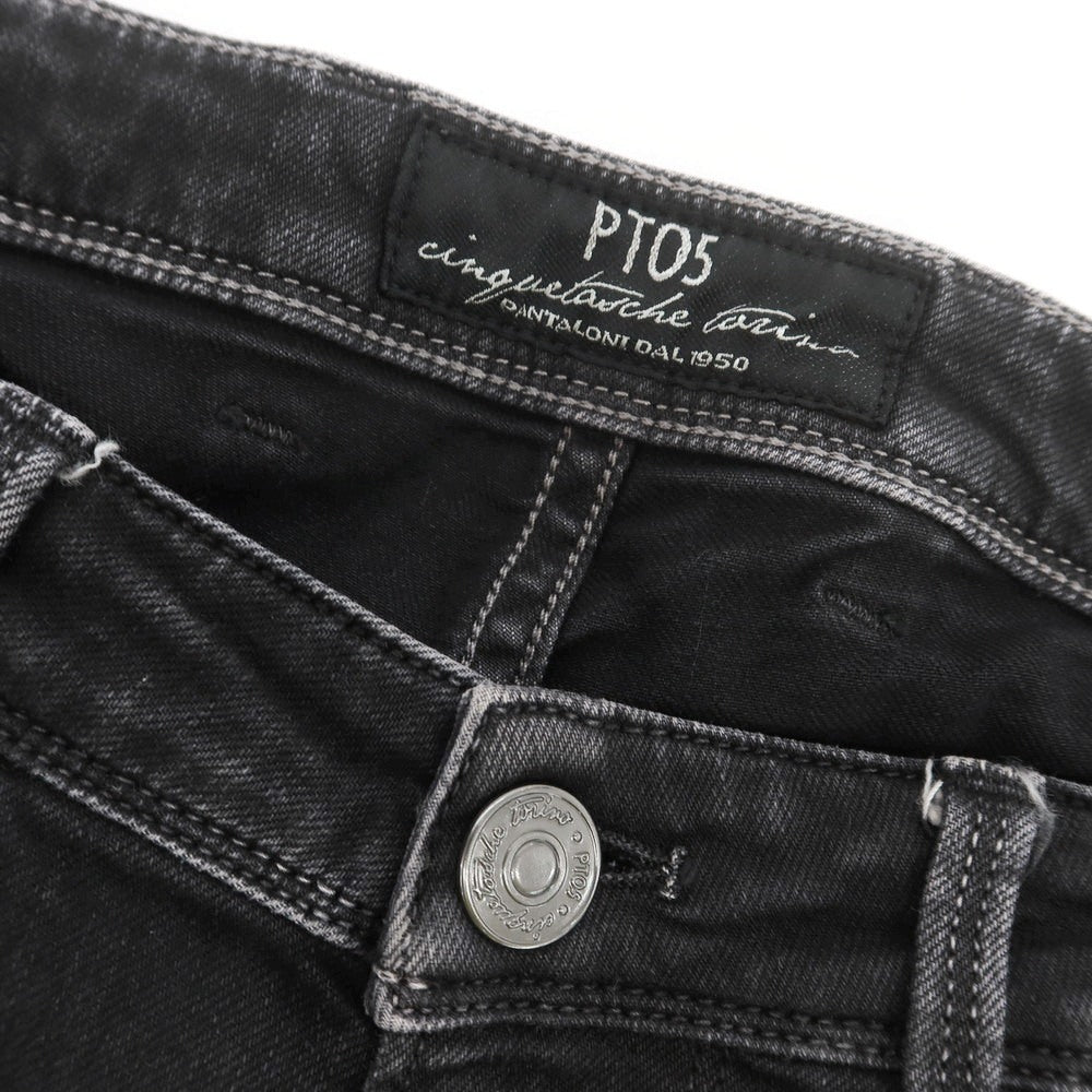 【中古】ピーティーゼロチンクエ PT05 BLACK LABEL ストレッチコットン系 ジーンズ デニムパンツ ブラック【 31 】【 状態ランクC 】【 メンズ 】
