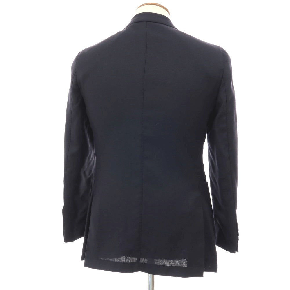 【中古】ハケットロンドン HACKETT LONDON ウール 2B テーラードジャケット ネイビー【サイズ36R/46R（M位）】【 状態ランクC 】【 メンズ 】