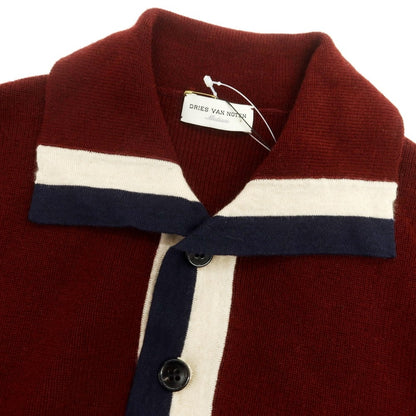 【中古】ドリスヴァンノッテン DRIES VAN NOTEN ハイゲージウール ポロニット マルーン【 M 】【 状態ランクA 】【 メンズ 】