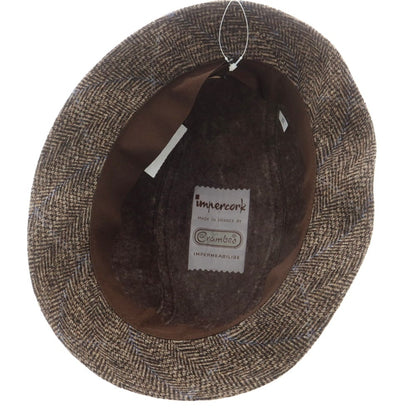 【中古】インパーコルク IMPERCORK Paris ウール ハット ブラウン系【 58 】【 状態ランクA 】【 メンズ 】