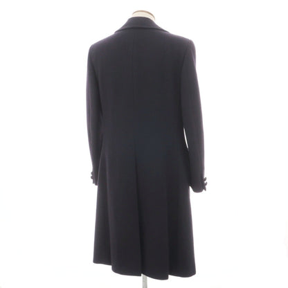 【中古】チェスターバリー Chester Barrie ウール ダブルブレストコート サヴィルロウ ネイビー【サイズ表記なし（M位）】【 状態ランクC 】【 メンズ 】