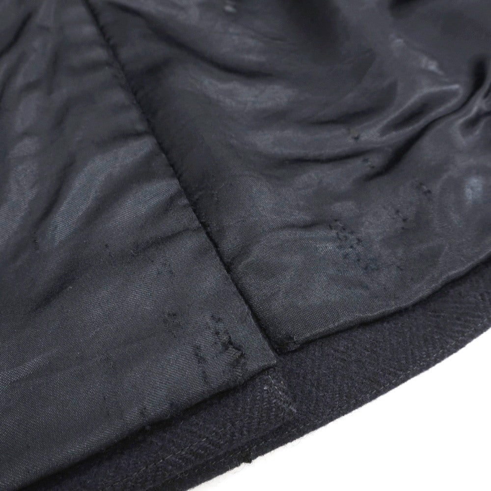 【中古】チェスターバリー Chester Barrie ウール ダブルブレストコート サヴィルロウ ネイビー【サイズ表記なし（M位）】【 状態ランクC 】【 メンズ 】