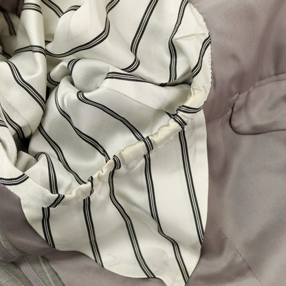 【中古】チェスターバリー Chester Barrie ウール ストライプ 2つボタンスーツ ライトグレー【サイズD7-36】【 状態ランクB 】【 メンズ 】