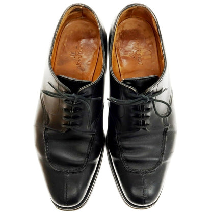 【中古】ジョンロブ John Lobb BORDER エプロンダービー ドレスシューズ ブラック【 71/2Ｅ 】【 状態ランクD 】【 メンズ 】