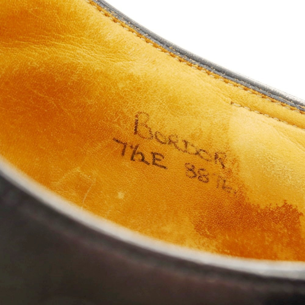 【中古】ジョンロブ John Lobb BORDER エプロンダービー ドレスシューズ ブラック【 71/2Ｅ 】【 状態ランクD 】【 メンズ 】