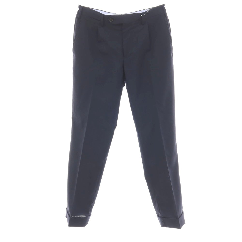 【中古】ジェルマーノ GERMANO CITY ウールポリエステルポリウレタン ドレススラックスパンツ ネイビー【サイズ44】【 状態ランクB 】【 メンズ 】