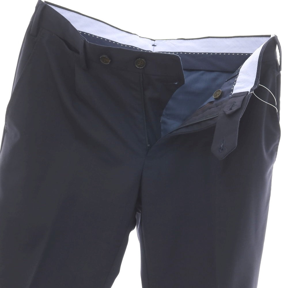 【中古】ジェルマーノ GERMANO CITY ウールポリエステルポリウレタン ドレススラックスパンツ ネイビー【サイズ44】【 状態ランクB 】【 メンズ 】