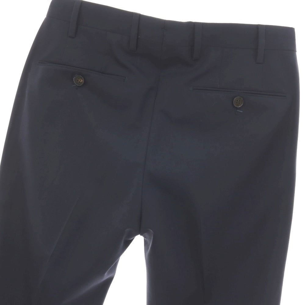 【中古】ジェルマーノ GERMANO CITY ウールポリエステルポリウレタン ドレススラックスパンツ ネイビー【サイズ44】【 状態ランクB 】【 メンズ 】