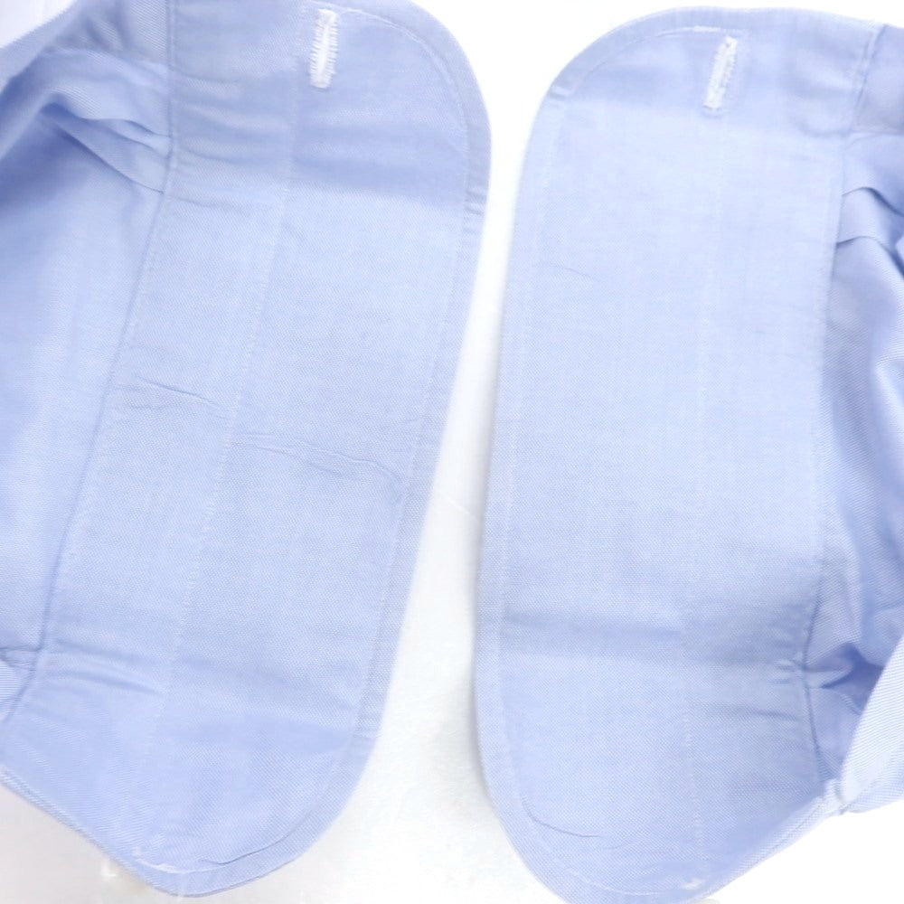 【中古】ルイジ ボレッリ Luigi Borrelli コットン ホリゾンタルカラー ドレスシャツ ライトブルー【 38 】【 状態ランクB 】【 メンズ 】