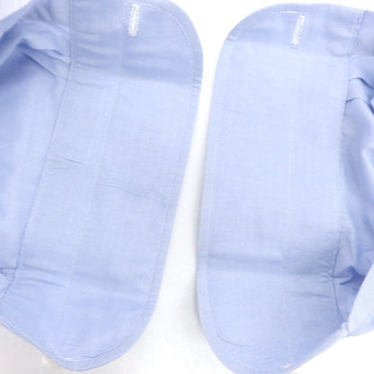 【中古】ルイジ ボレッリ Luigi Borrelli コットン ホリゾンタルカラー ドレスシャツ ライトブルー【 38 】【 状態ランクB 】【 メンズ 】