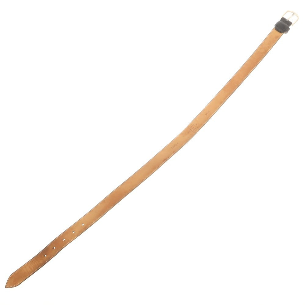 【中古】サドラーズ Saddlers 型押しレザー ベルト ブラック【 80-95 】【 状態ランクC 】【 メンズ 】