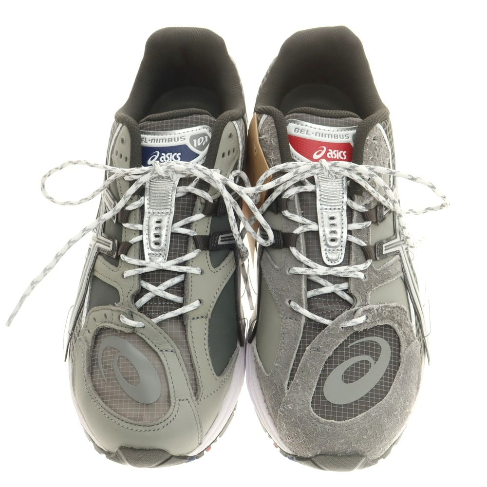 【中古】【未使用】アシックス asics × Invincible 2025年秋冬 Asics GEL-Nimbus 10.1 404 RGB スニーカー グレーxシルバー【 27cm 】【 状態ランクS 】【 メンズ 】
