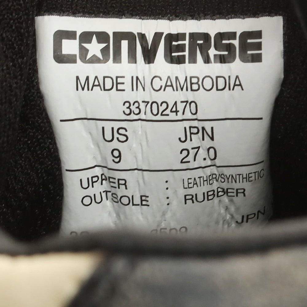 【中古】ダイリク DAIRIKU × CONVERSE Weapon Hi スニーカー ブラック【 27cm 】【 状態ランクA 】【 メンズ 】