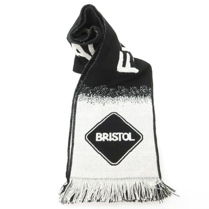 【中古】エフシーアールビー F.C.R.B. × ERIC HAZE 2025年秋冬 SOPH. TOKYO26周年記念 ニット マフラー ブラックxホワイト【 状態ランクA 】【 メンズ 】