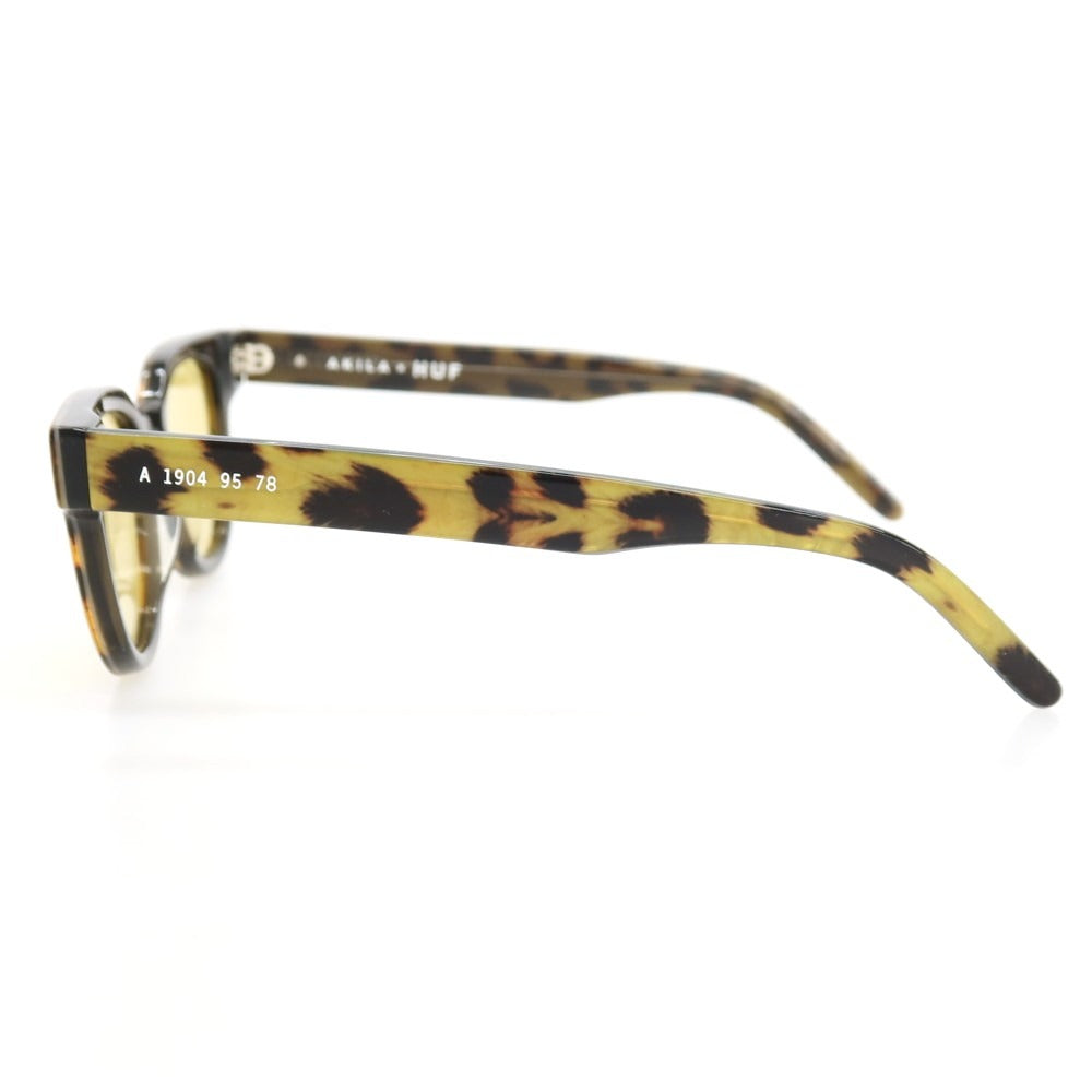 【中古】ハフ HUF × AKILA 150本限定 LEGACY サングラス イエローxブラック【サイズ49□21 151】【 状態ランクA 】【 メンズ 】