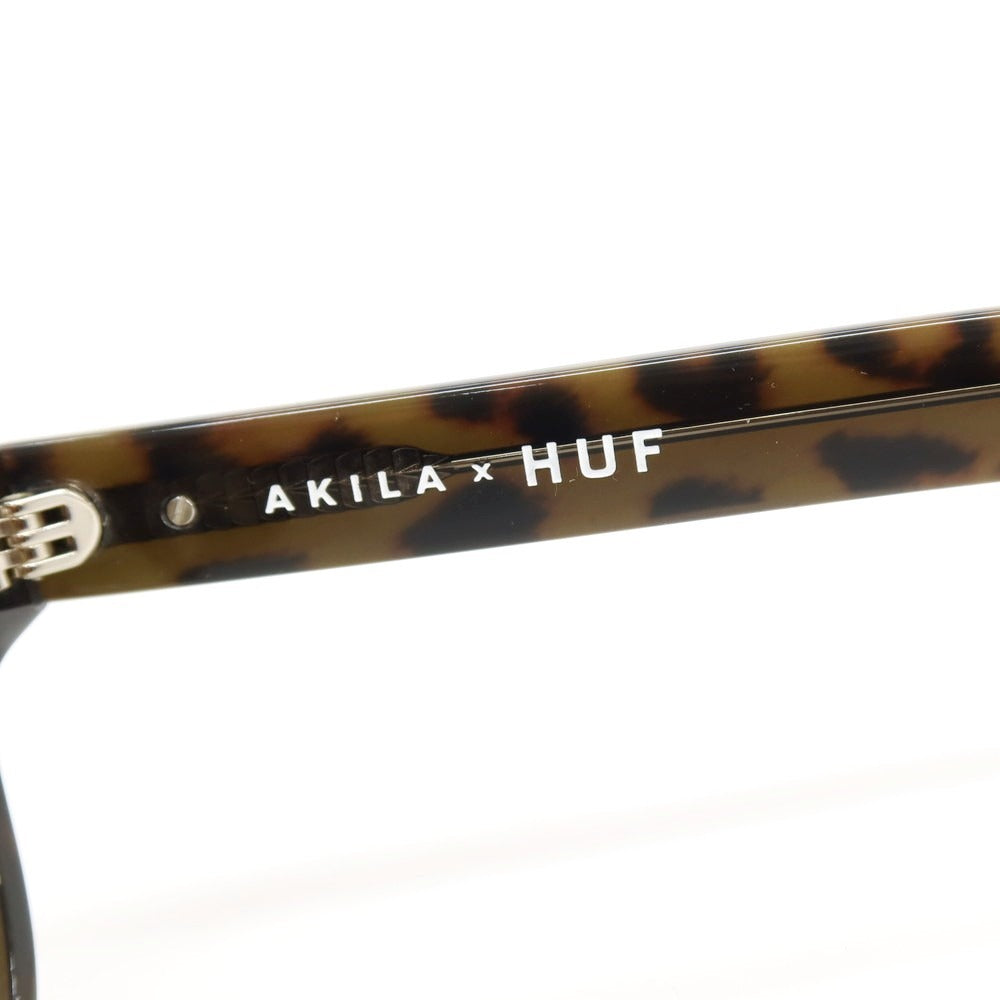 【中古】ハフ HUF × AKILA 150本限定 LEGACY サングラス イエローxブラック【サイズ49□21 151】【 状態ランクA 】【 メンズ 】
