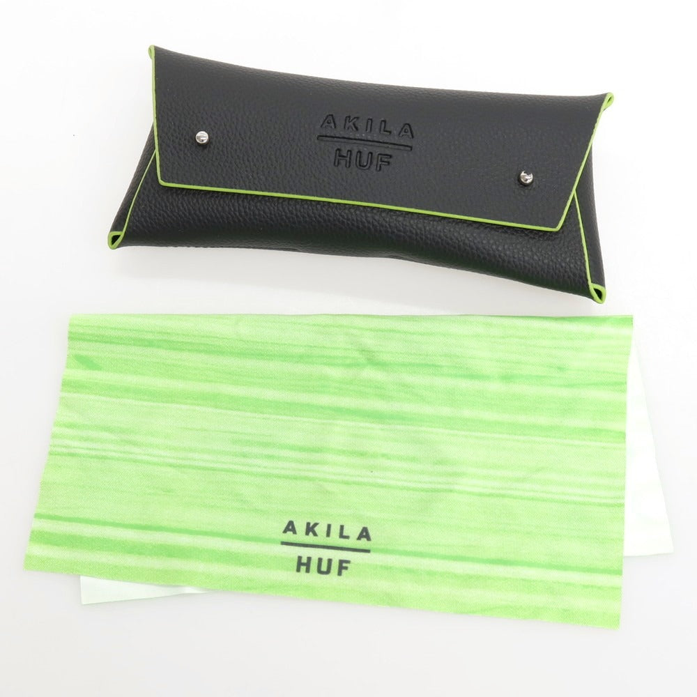 【中古】ハフ HUF × AKILA 150本限定 LEGACY サングラス イエローxブラック【サイズ49□21 151】【 状態ランクA 】【 メンズ 】