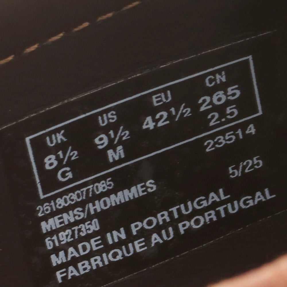 【中古】【未使用】ニコラスデイリー NICHOLAS DALEY × CLARKS 2025年秋冬 ブーツ ブラウン系【 UK 8 1/2 】【 状態ランクS 】【 メンズ 】