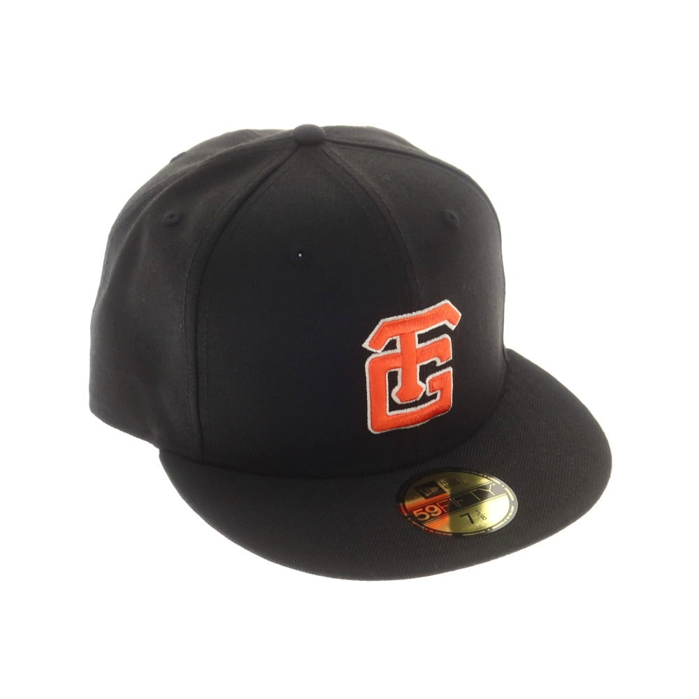 【中古】【未使用】フィアオブゴッド FEAR OF GOD × NEW ERA 読売ジャイアンツ キャップ ブラック【 7 3/8 】【 状態ランクS 】【 メンズ 】