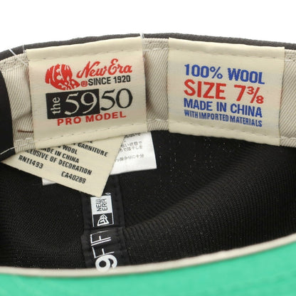 【中古】【未使用】フィアオブゴッド FEAR OF GOD × NEW ERA 読売ジャイアンツ キャップ ブラック【 7 3/8 】【 状態ランクS 】【 メンズ 】