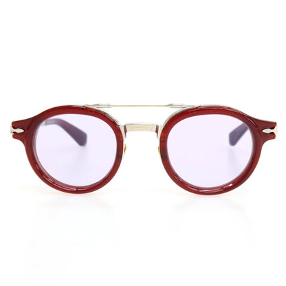 【中古】ジャックマリーマージュ JACQUESMARIEMAGE DELAGE プラスチック×金属 サングラス レッドxゴールド【サイズ45□25】【 状態ランクA 】【 メンズ 】