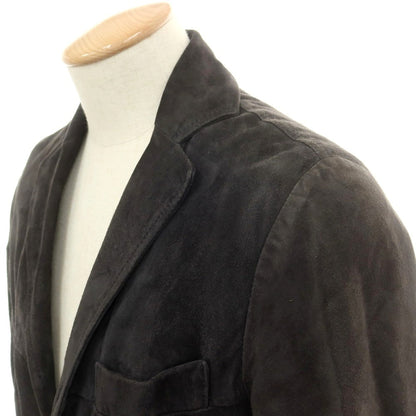 【中古】エンメティ EMMETI スエード系 中綿入り チェスターフィールドコート ブラック【 サイズ表記なし（S位） 】【 状態ランクC 】【 メンズ 】