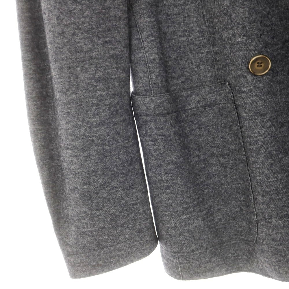 【中古】イレブンティ eleventy レーヨンウール ダブル カジュアルジャケット グレー【 46 】【 状態ランクC 】【 メンズ 】