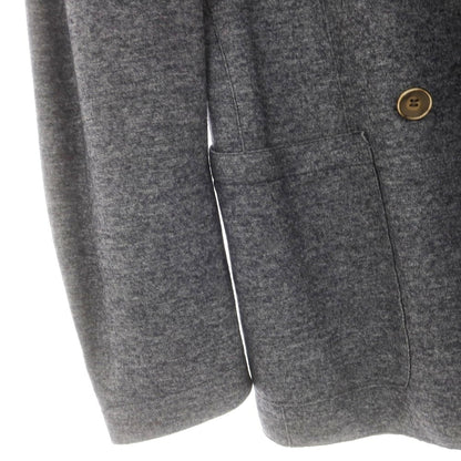 【中古】イレブンティ eleventy レーヨンウール ダブル カジュアルジャケット グレー【 46 】【 状態ランクC 】【 メンズ 】