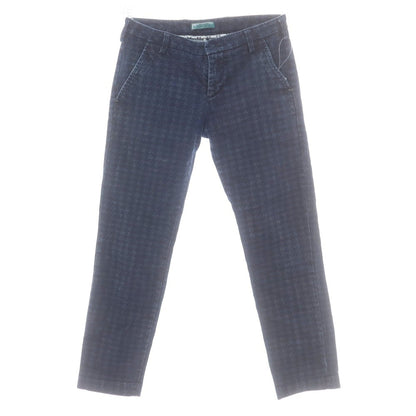 【中古】アントレアミ ENTRE AMIS ストレッチコットン ハウンドトゥース ジーンズ デニムパンツ ネイビー【 30 】【 状態ランクC 】【 メンズ 】