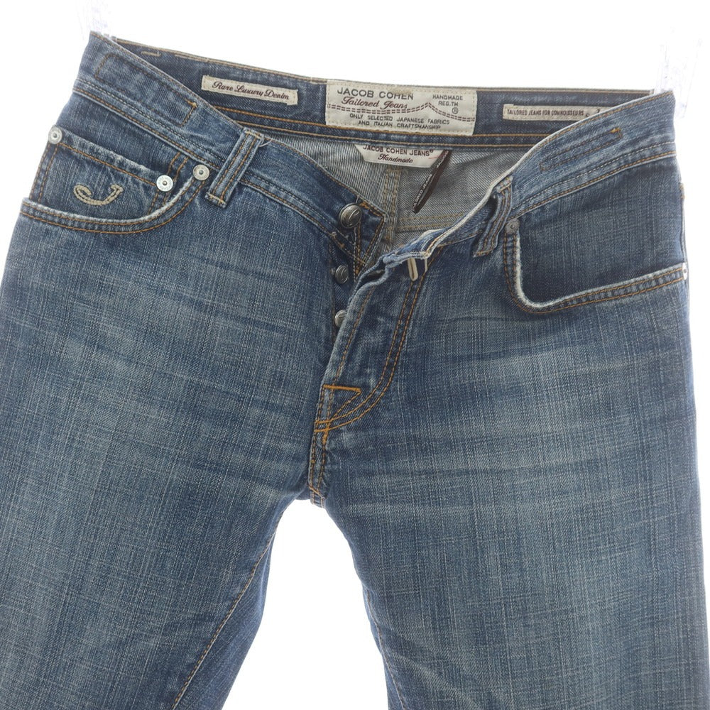 【中古】ヤコブコーエン JACOB COHEN J622 コットン ジーンズ デニムパンツ ネイビー【 31 】【 状態ランクC 】【 メンズ 】