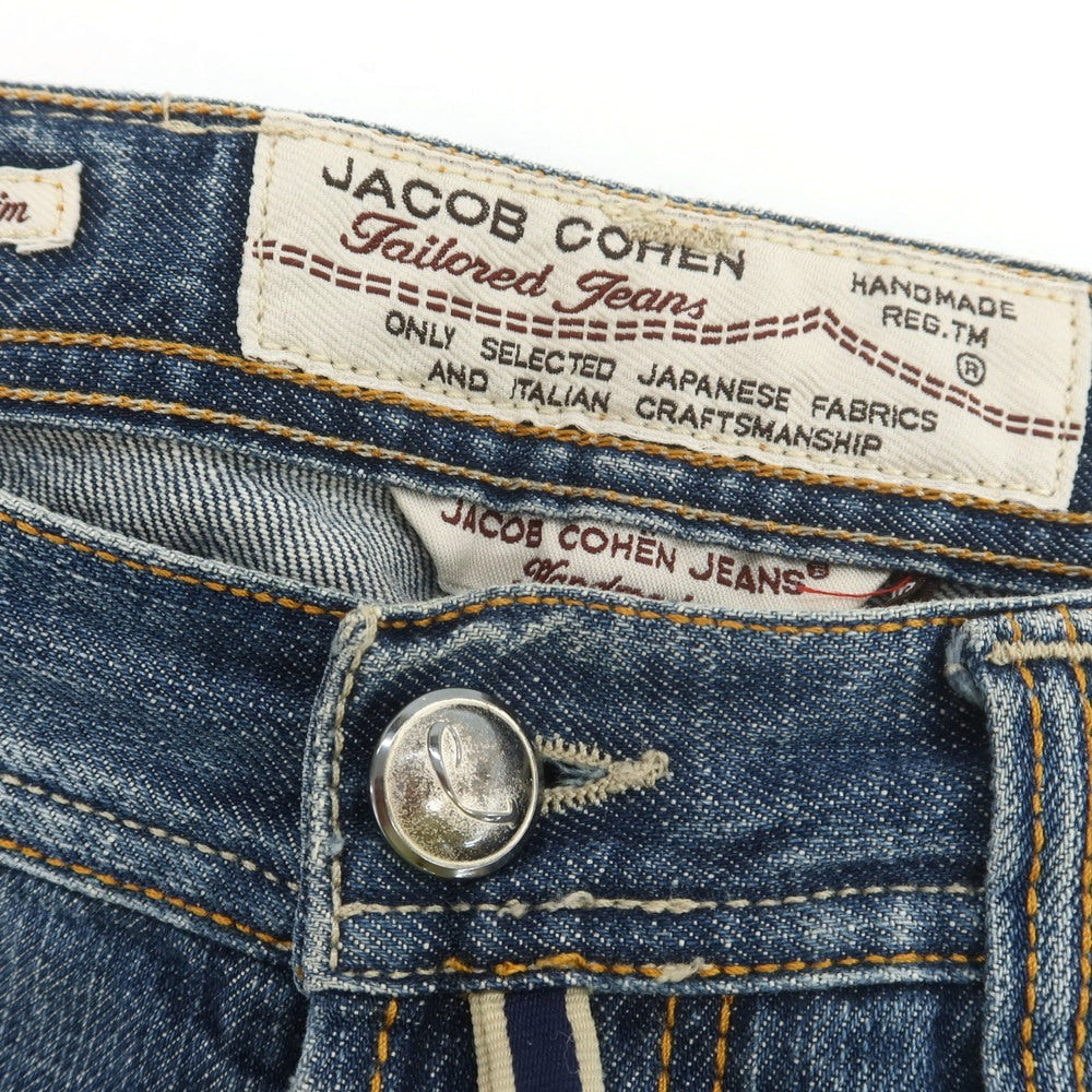 【中古】ヤコブコーエン JACOB COHEN J622 コットン ジーンズ デニムパンツ ネイビー【 31 】【 状態ランクC 】【 メンズ 】